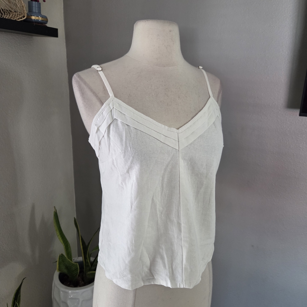 Elegant White Camisole Top